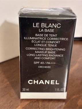 CHANEL Le Blanc La Base Correcting Brightening Makeup Base - Orchidée (30 ml)